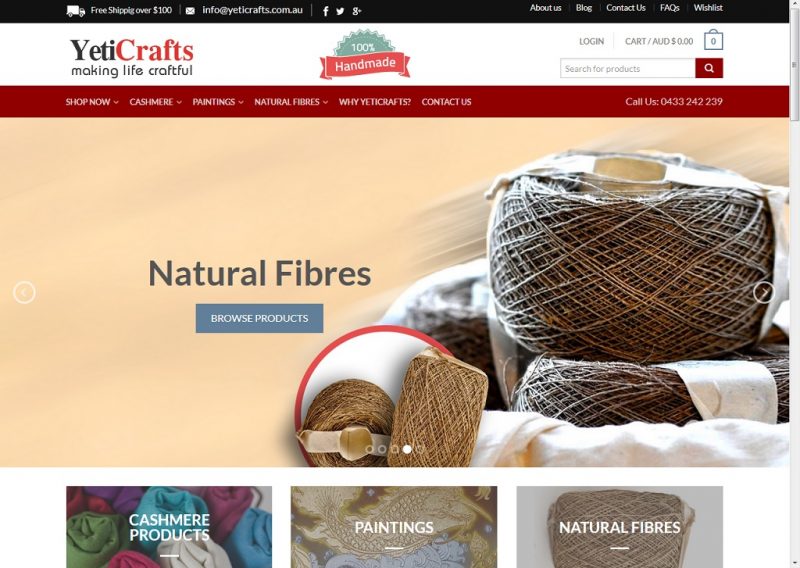 yeticrafts new website look 2016