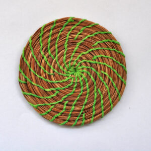 green-pine-needle-coaster-4inch